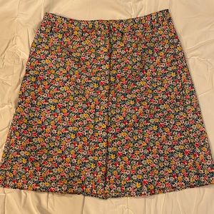 EUC Liz Claiborne Liz Sport, Floral Coulotte Skort, sz 4